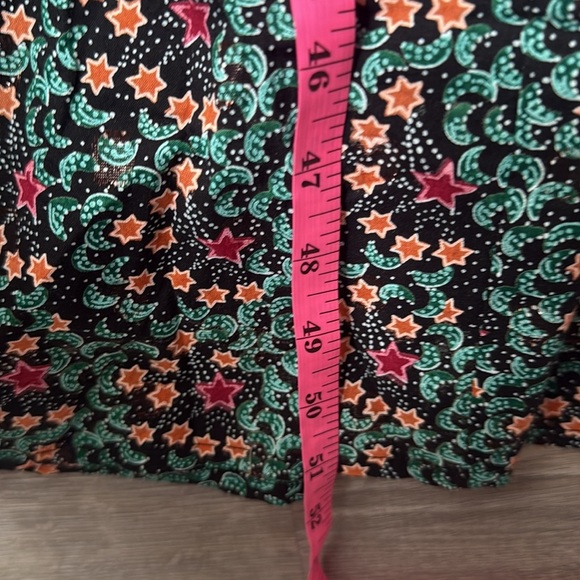 NEW Roller Rabbit Maxi Dress Etoiles Delfia Black Starry Print Small - Picture 11 of 11